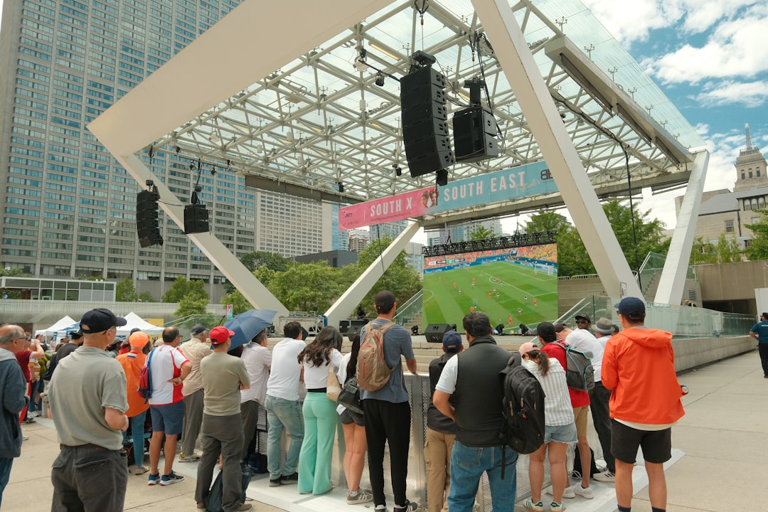 Excited fans gathered at one of Singapore's largest fan zones to watch the FIFA World Cup final weeks on a big screen